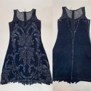 Navy Free People Dress size XS